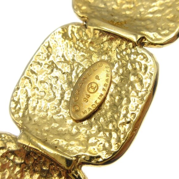 Chanel Triple CC Brooch Pin Gold 94P 56448 - Picture 2 of 5